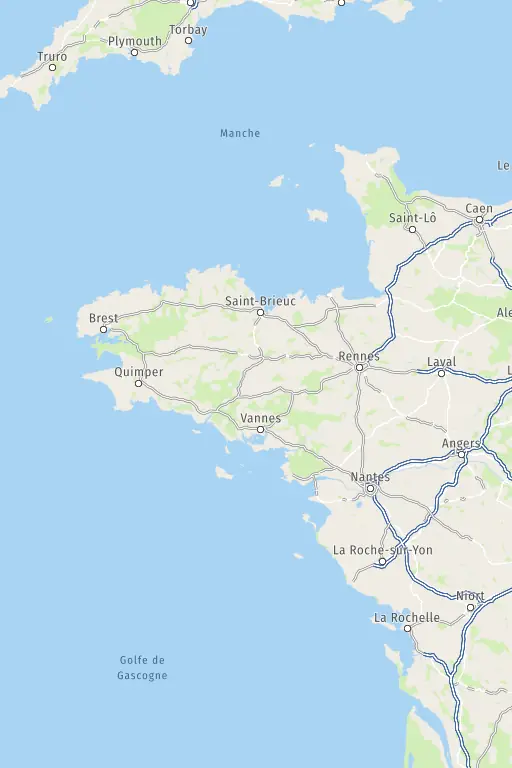 Carte des prestations en France